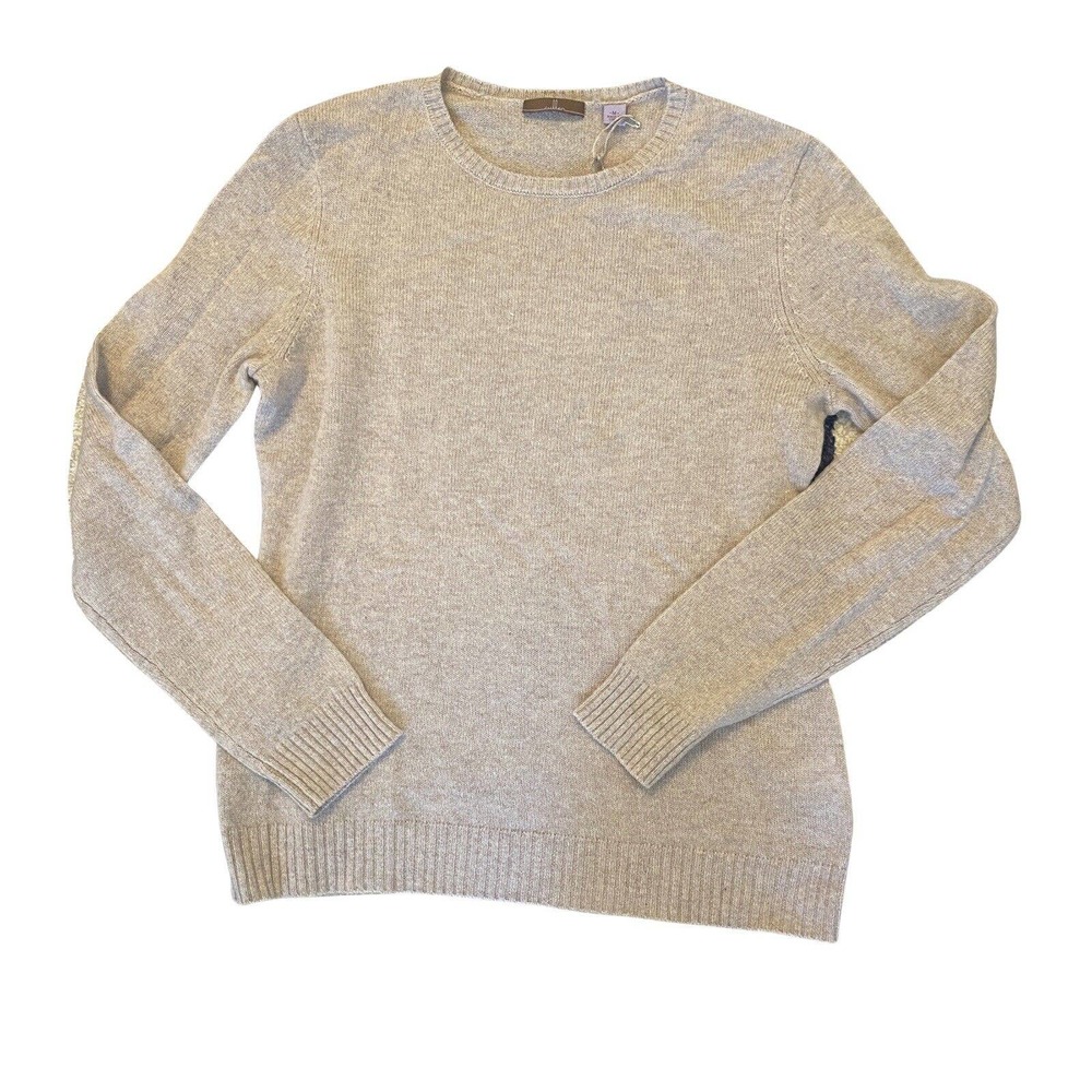 NWT New Cullen Beige Camel Cashmere pullover Sweater - size medium M